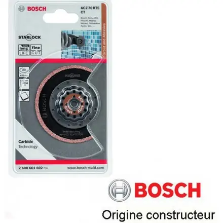 lame segment à concrétion carbure Starlock ACZ 70 RT5