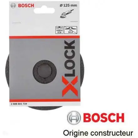 plateau 125 mm X Lock SCM Bosch avec PIN