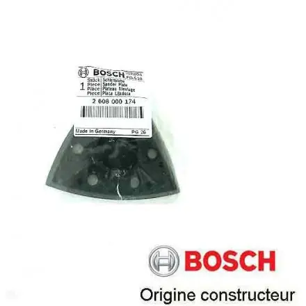 plateau Bosch 2608000174