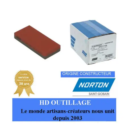 5 pierres d‘affûtage 101.6 Gr320 Norton