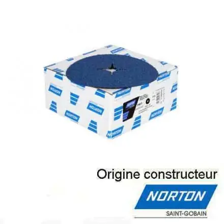 disque fibre 125 mm grain 24 à 120 Norzon NORTON F827