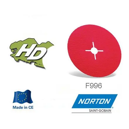 disque fibre ceramique 125 mm F996 NORTON QUANTUM