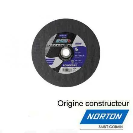 10 disques à tronçonner 300x2,8x25,4 mm A36P super bleue 5 Norton