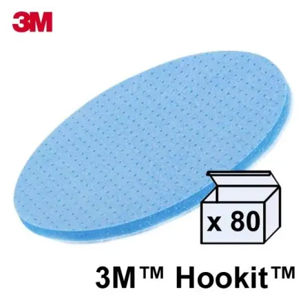 Disque abrasif flexible sur mousse 3M™ Hookit™ 150mm Grain 400 à 2000