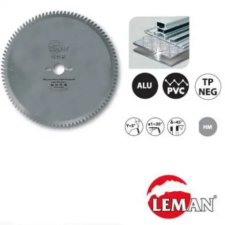 lame de scie circulaire 400x30 mm 120 dents Leman 112.400.3012