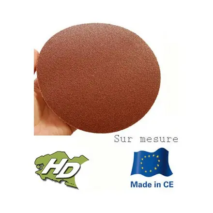 disque abrasif pour lapidaire, support papier D. 750mm sans trou