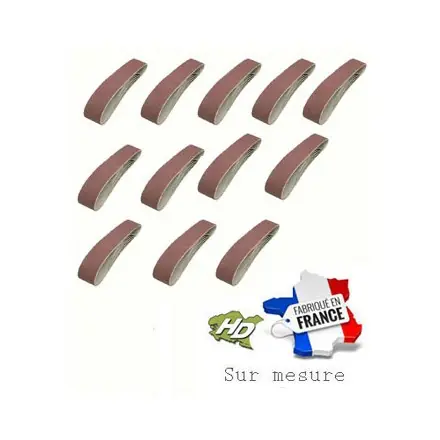 bande abrasive corindon 25x1524 mm grain 24 à 320
