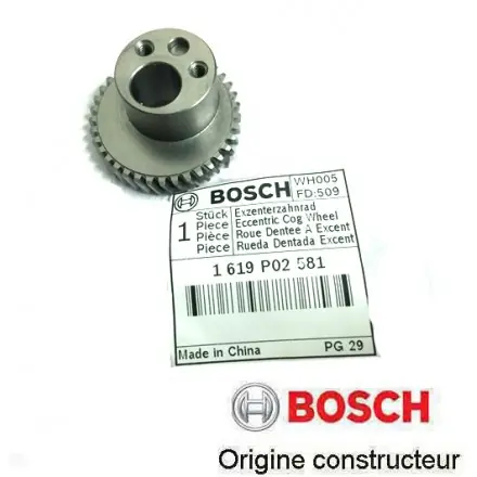 roue dentée à excentrique Bosch 1619P02581