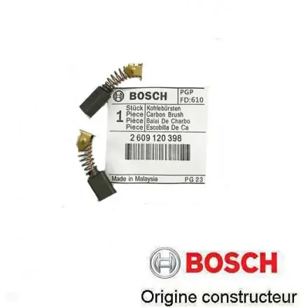 jeu de charbons bosch 2609120398