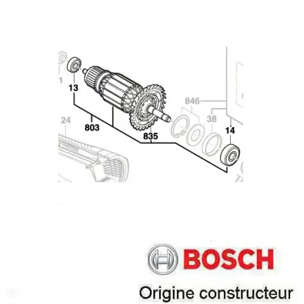 induit Bosch 1604011298