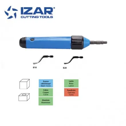 ébavureur Izar avec 2 lames Mod.B