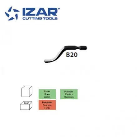 lot de 10 lames B20 HSS pour ébavureur Izar