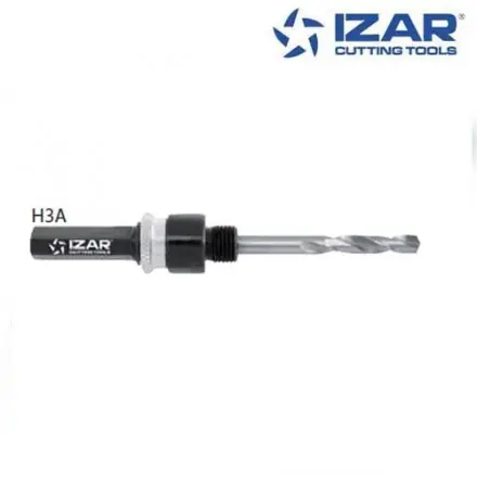 arbre trépan Izar H3A queue hexagonale pour scie cloche 14-30 mm