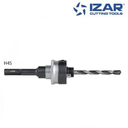arbre trépan Izar H4S queue SDS-plus pour scie cloche 32-210 mm