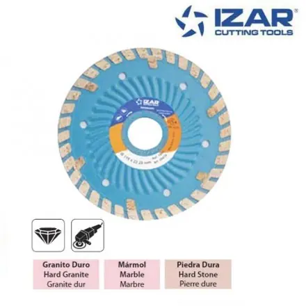 disque diamant turbo Izar pour granite et marbre de 115 mm