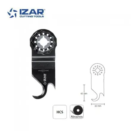 lame HCS Starlock couteau crochet Izar 32 mm pour découpe