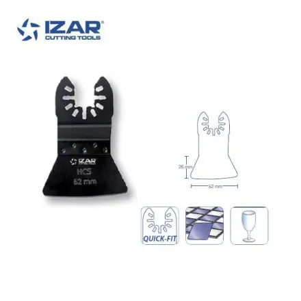lame Quick-Fit Izar HCS racloir 52 mm