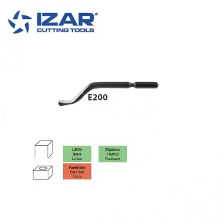 lot de 10 lames E200 HSS longues pour ébavureur Izar