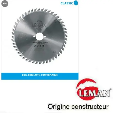 lame de scie circulaire carbure D.200 mm Al 30 mm 64 dents Leman