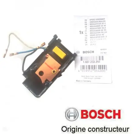 régulateur de vitesse Bosch 1607233291