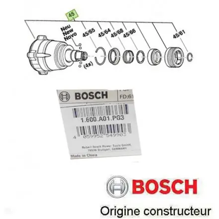 boitier d‘engrenage Bosch 1600A01PG3
