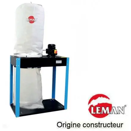 Aspirateur ensacheur 165L LEMAN ASP165 TRIPHASE
