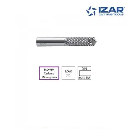 fraise pour perçage Izar carbure MD/HM pour composites