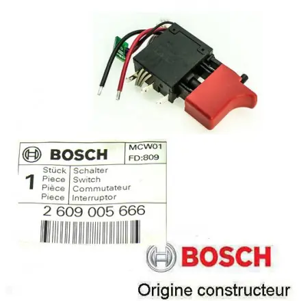 commutateur Bosch 2609005666