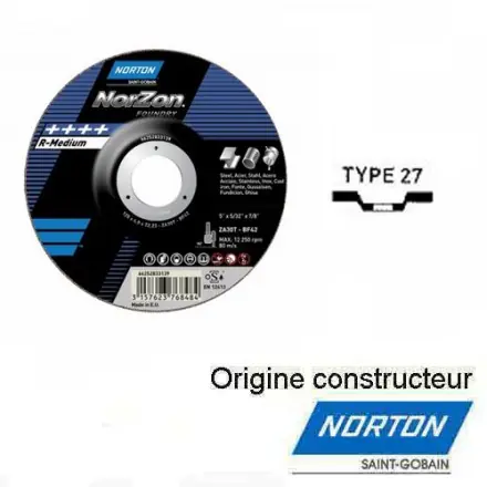 25 disques à ébarber 150x7 mm NORZON III Foundry