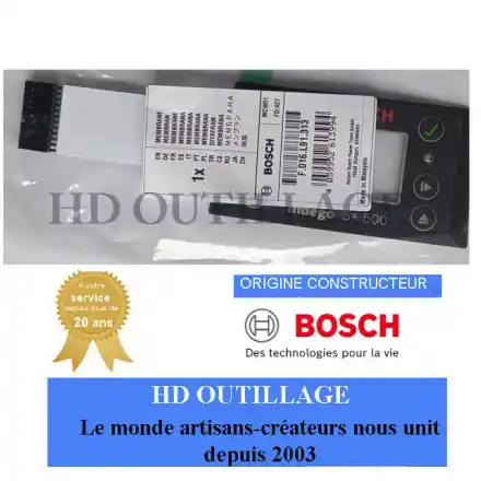 Afficheur membrane Bosch F016L91313 pour tondeuse