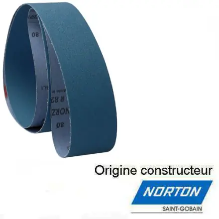 10 bandes abrasives 150x2000 mm NORTON R822 NORZON