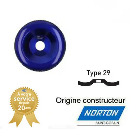 meule à ébarber diamantée 180 mm norton DIALAST