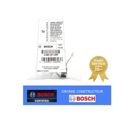 jeu de charbons Bosch 3604321039