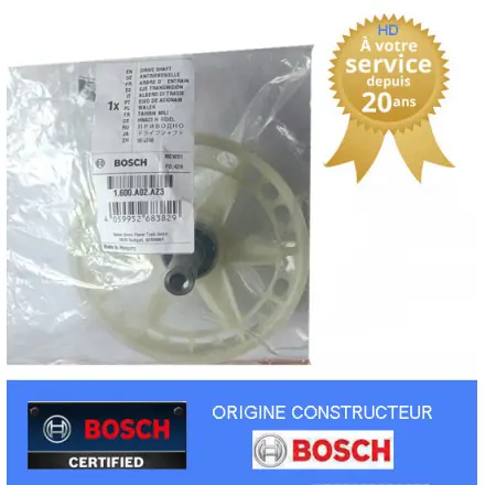 arbre entrainement Bosch 1600A02AZ3