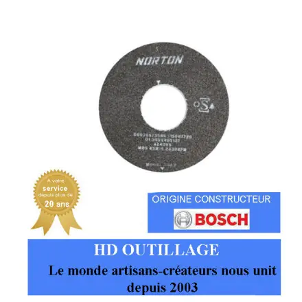 Meule plate Rectification d‘outillage 355x50x127mm Gr36 Norton A