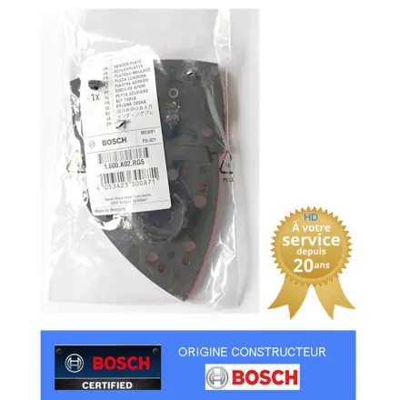 plateau 1600A02RG5 BOSCH pour ponceuse