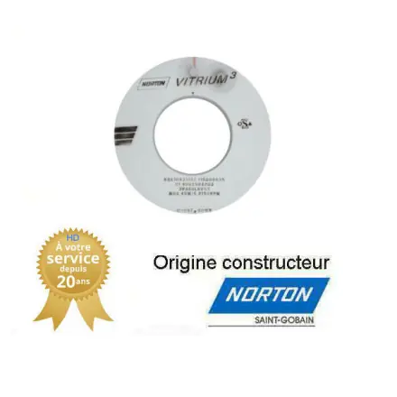 meule de rectification 400x50x203 mm grain 60 NORTON grade L6