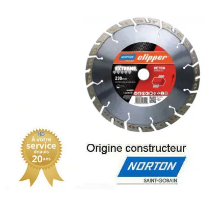Disques diamant 800x25.4mm Norton Clipper EXTREME BETON