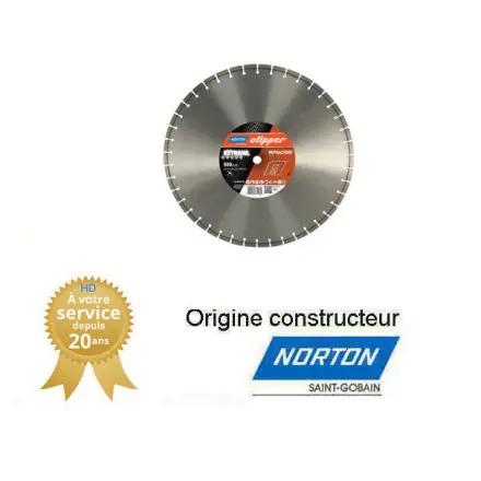 Disques diamant 500x25.4mm Norton Clipper EXTREME RC465