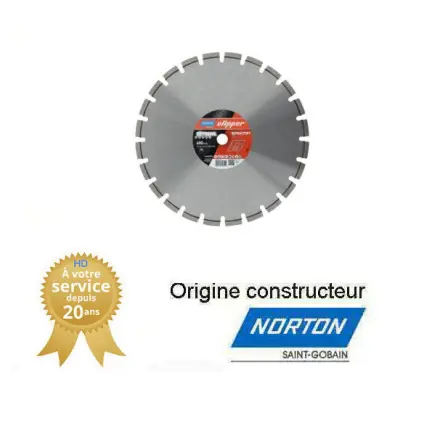 Disques diamant 400x25.4mm Norton Clipper EXTREME RC540