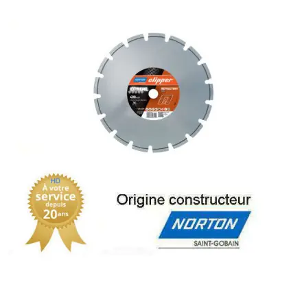 Disques diamant 450x25.4mm Norton Clipper EXTREME RC540