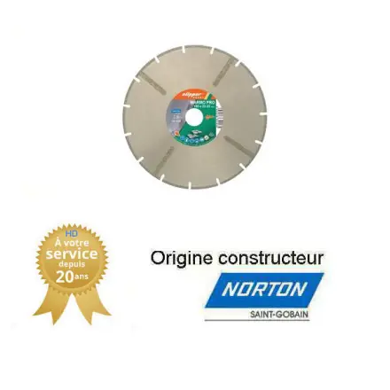 Disques diamant 300x25.4mm Norton Clipper PRO MARMO
