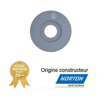 Meule un embrèvement de rectification plane 406x50x127mm Gr60 Norton GF