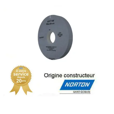 Meule une dépouille de rectification plane 457x63x127mm Gr60 Norton GF