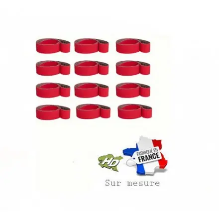 10 bandes abrasives grain céramique 30x610 mm HAUTE QUALITE