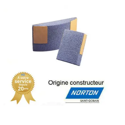 Segment de rectification plane 110x50x25mm Gr60 Norton 3SG