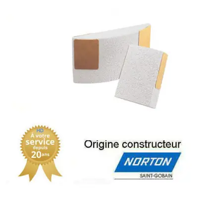 Segment de rectification plane 90x50x16mm Gr46 Norton VITRIUM 3