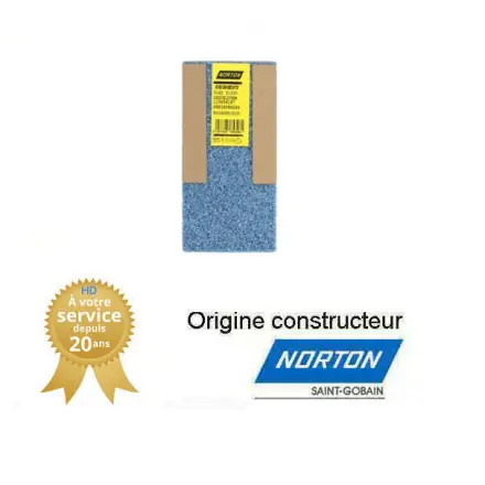 Segment de rectification plane 160x80x25mm Gr30 Norton 3SG