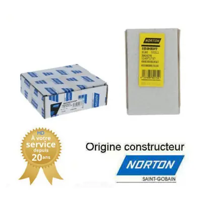 Segment de rectification plane 110x70x25mm Gr36 Norton 38A