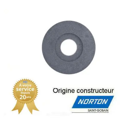 Meule un embrèvement de rectification plane 406x50x127mm Gr54 Norton GF